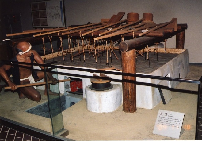 石釜の模型